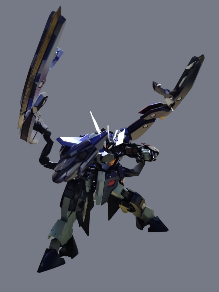 最後は真面目に正拳突き風に