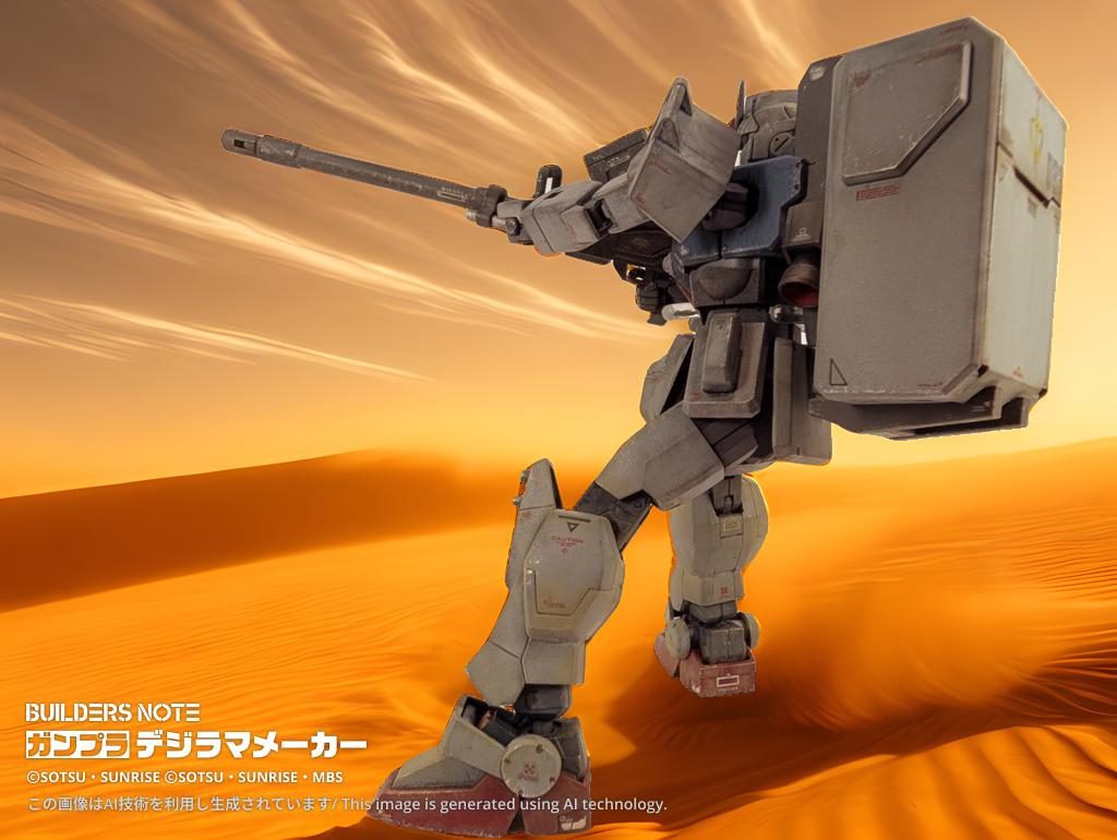 HG陸戦型ガンダム–5枚目/制作者：ガラピコ