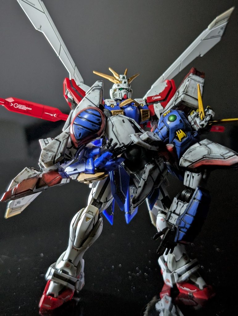 ※抱きかかえ別角度分追加しました！こうして見るとちょっとゴッドガンダムしんどそうに見えるかも…