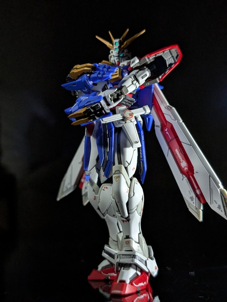 オープニング再現です！色々とポージングが取れる良いガンプラでした！ここまでご覧いただきましてありがとうございます！