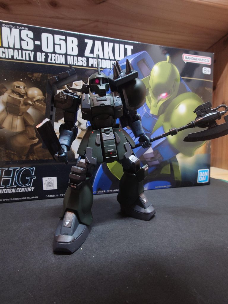 ザク壱　ガデム専用機–2枚目/制作者：金曜日のアマモデラー