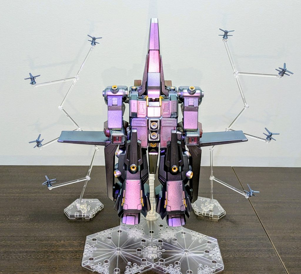 MA形態ギシギシいわせながら変形。ちゃんと変形できました