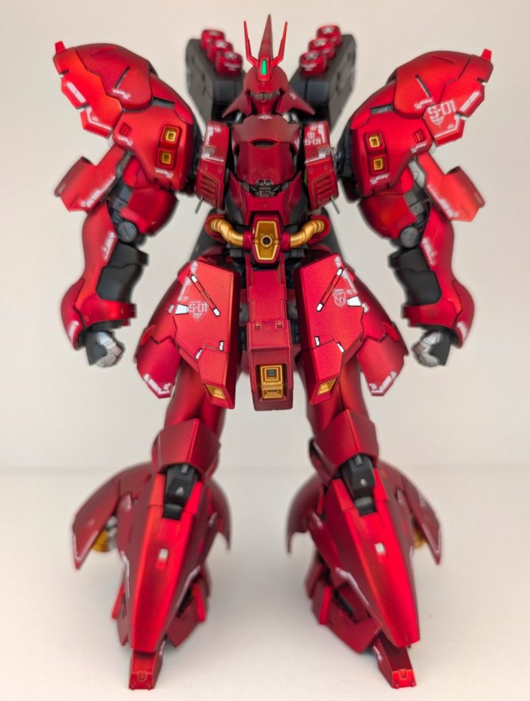 キャンディ塗装からのツヤ消しをしました。　　　　　　ツヤ消し前の撮影忘れました(gundam-kao9)&nbsp;