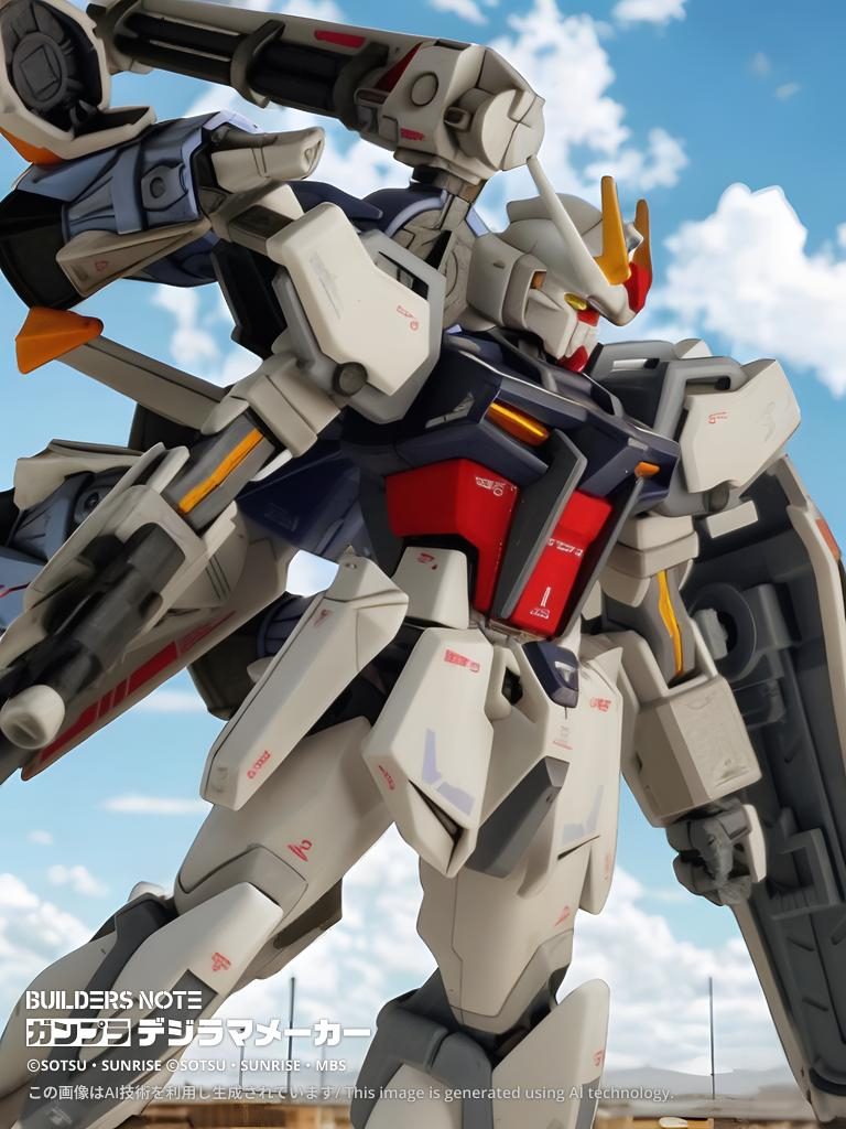 デジラマで締め。SDのカッコ可愛いも良いですが、やはりHG等身はカッコ良くできますね。次回もHGにしようかなぁ