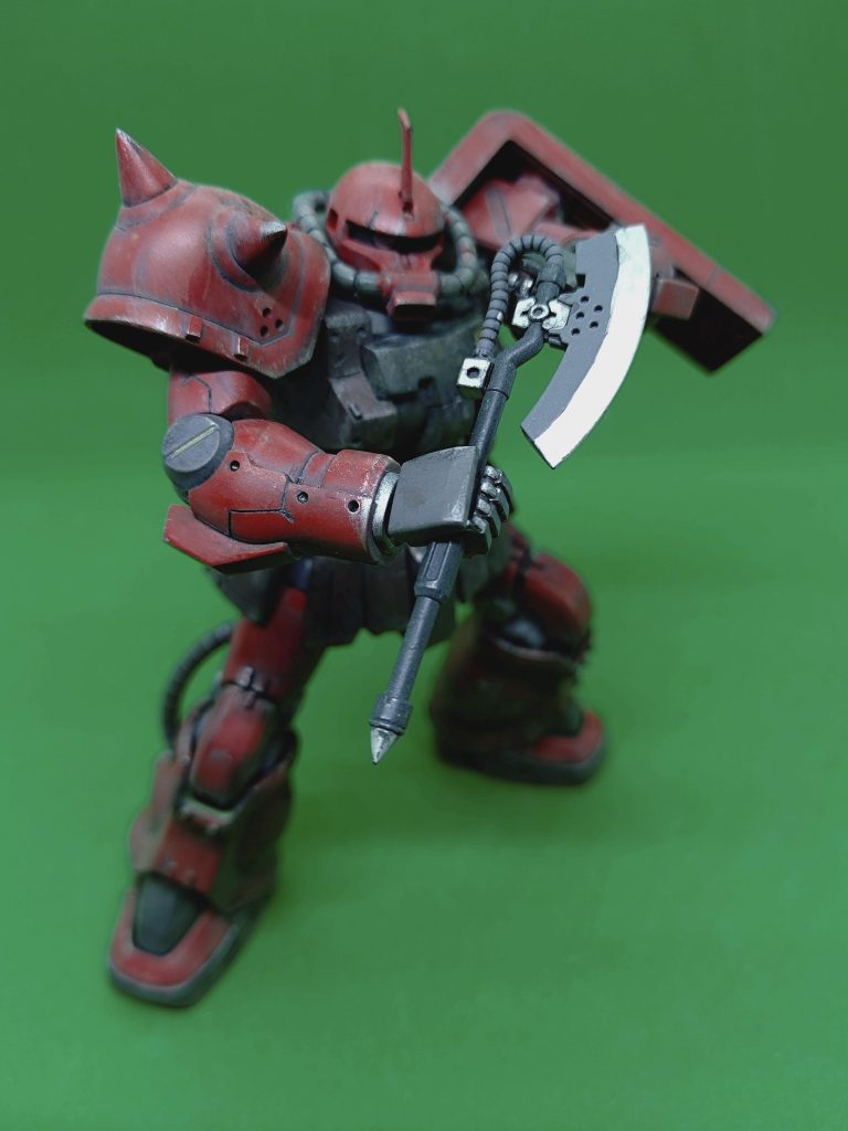 元のハンドパーツはなくしたので別のつけてます