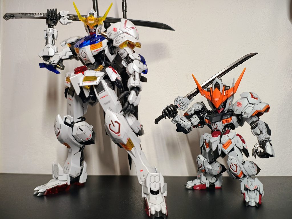 MGバルバトスとの比較MGSDの方が好みです。