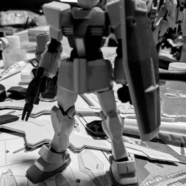 HG1/144 クスィーガンダムの製作に、飽きてしまい事務の製作をしてみる。&nbsp;（2枚目）