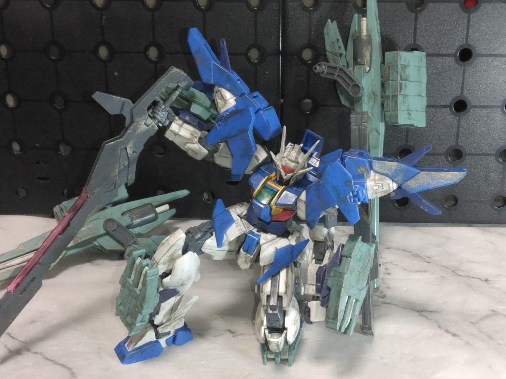 立ち上がり風ポーズ。