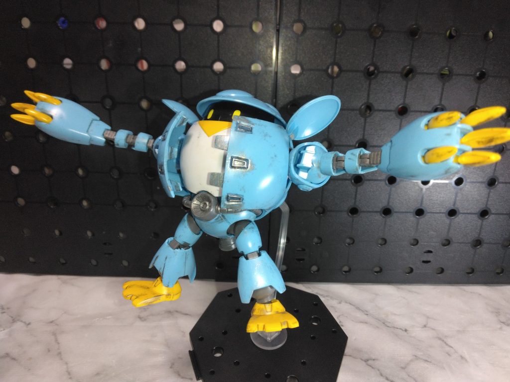 搭乗者のモモが初心者だったのもあり、多少多めにウェザリングをしています。