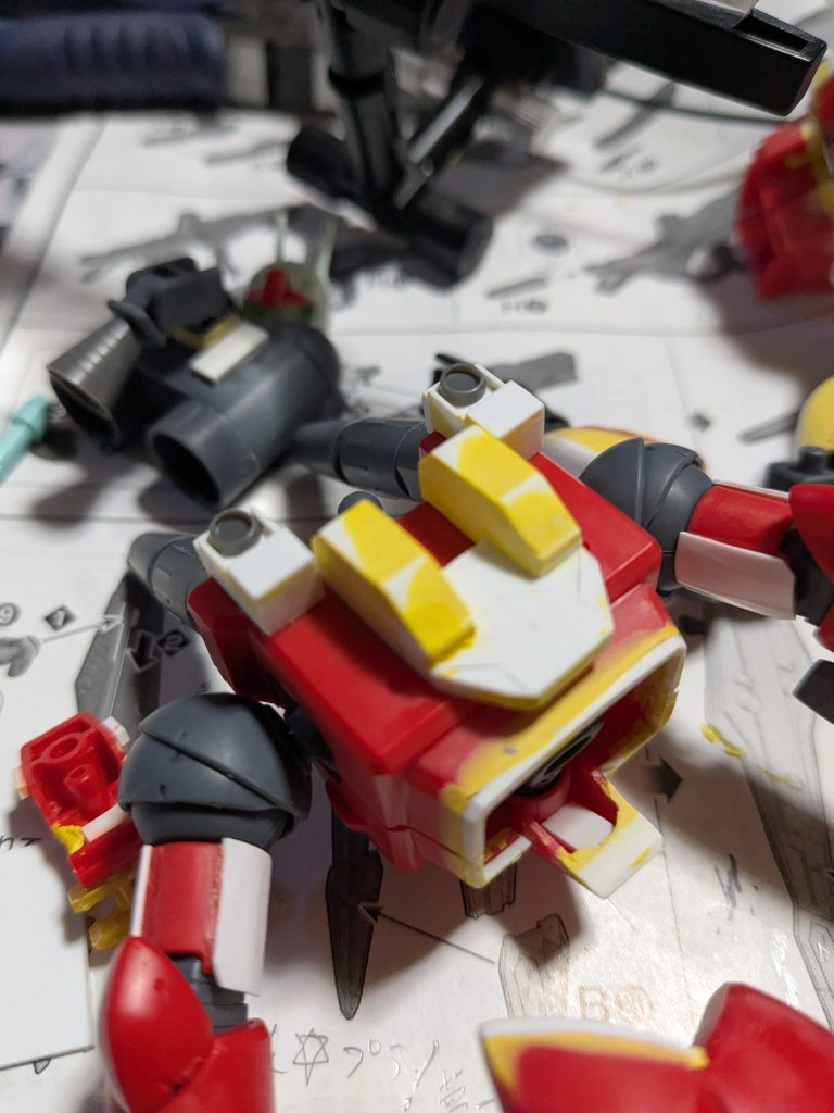 HGUC リヴァイブ ガンキャノン (ア・バオア・クー最終決戦仕様)『Ver.私生活が、極貧の翔姫』–2枚目/制作者：私生活が、極貧の翔姫