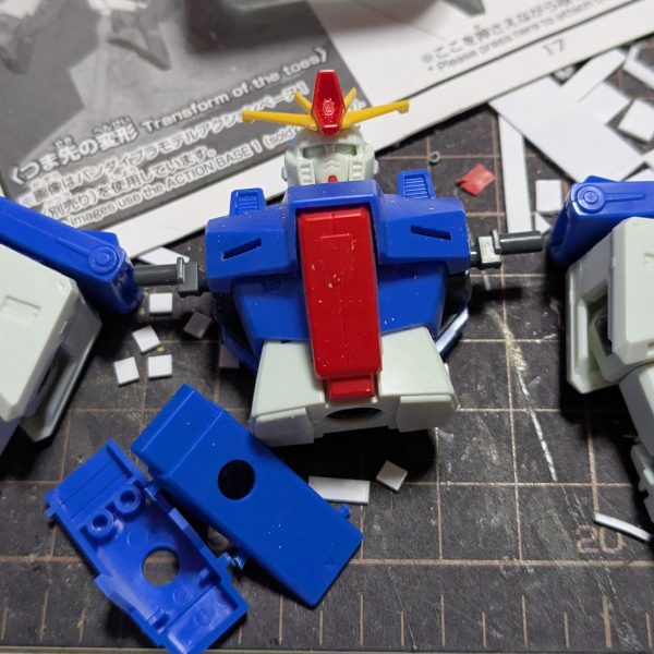 現在製作中のHGUC リヴァイブ版ガンキャノンの修正箇所のパテの乾燥の間に、タンスをチョット整理していたら赤バンダイのガンプラが、出るわ出るわ(約20年分)その内の1つYouTubeの『ふわとろ大尉』さんの製作した強化型ZZガンダムを見ていて、気になっていたガンダムZZを初めて作ってみた。(仮組み)初めてZZガンダムを仮組みしてみたけど・・・そのままでも悪くは、無いけど何か？？？となる。古いから可動域は、現在のガンプラに比べると絶望的に悪いからなぁ〜。う〜ん。どうしょうかな？&nbsp;（3枚目）