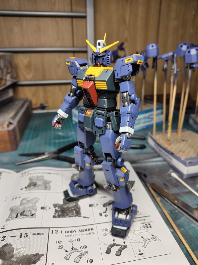 中の人単体だと試作マーク2みたいな感じですが組むの面倒なので二度と見ない姿