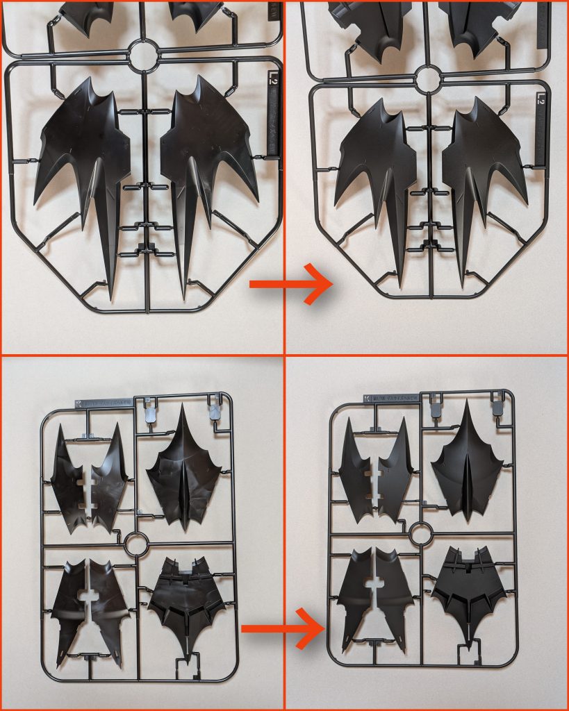 やっぱり塗装ない初期状態だとめっちゃモヤってますwww