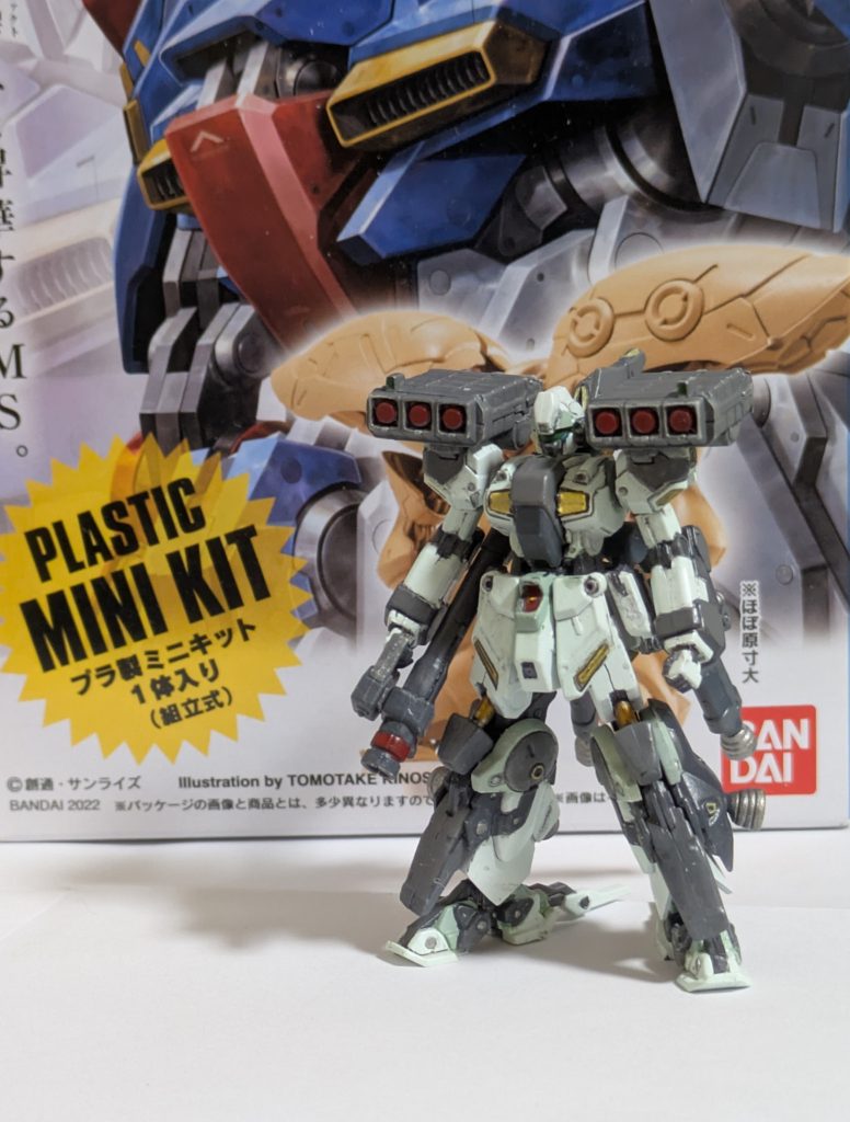 スタークジェガン自分の初全塗装アーティファクト機体ですこれは背面撮り忘れたので正面しかないです