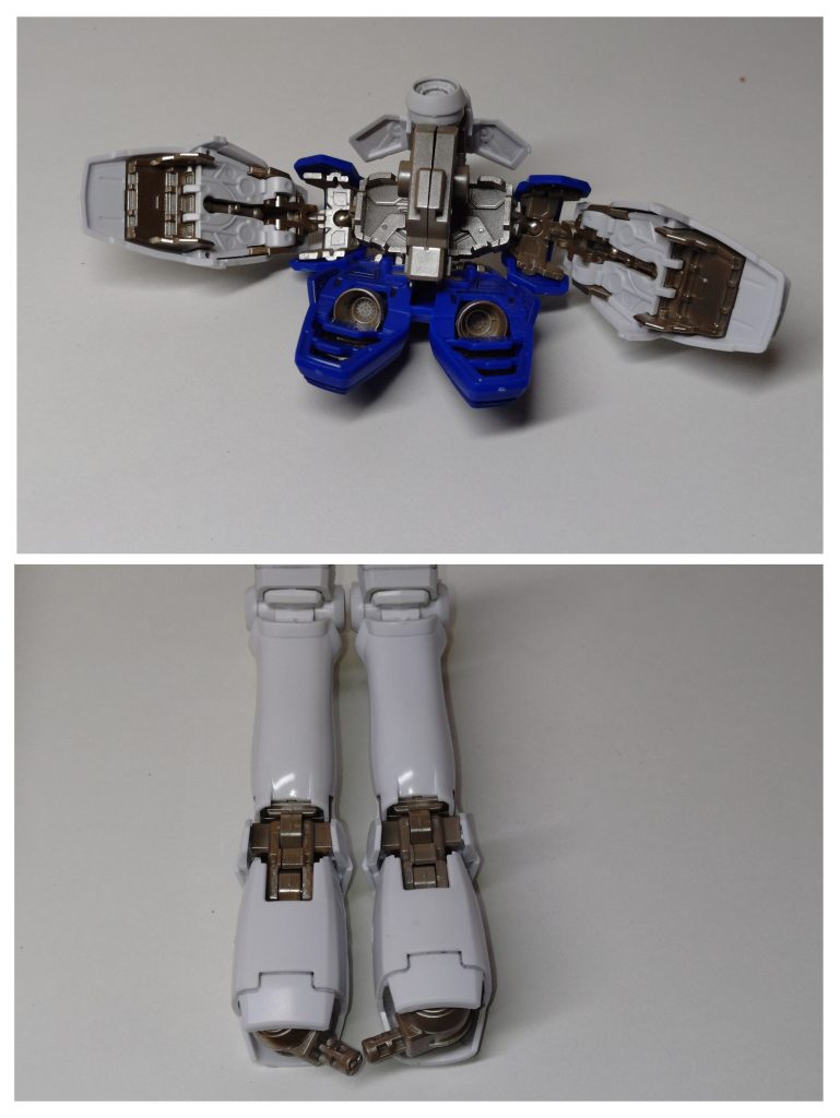 内部フレームもゴールドにしました。味方によっては俗物になってしまいますが、白い外装には合うと思います。