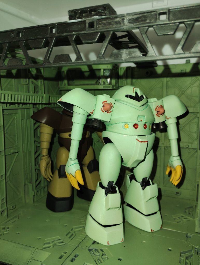 いつも通りラッカー筆塗りつや消しスプレー仕上げです。