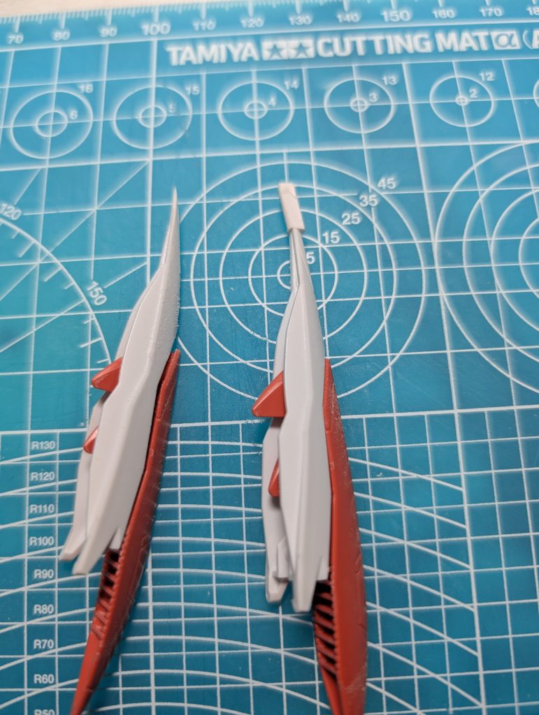 爪の先鋭化は思ったより難しかった。