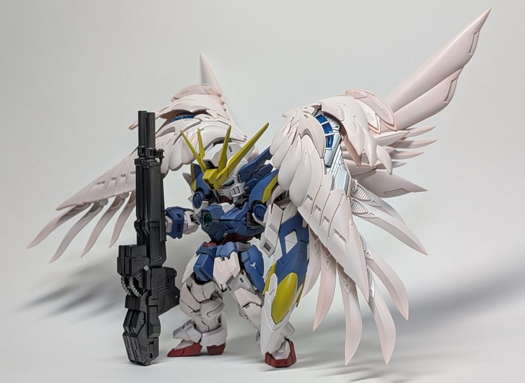 やっとエアブラシ（充電式）をガンプラに初めて使いました。以前に王蟲の塗装と少しの練習をしてから挑戦しました。