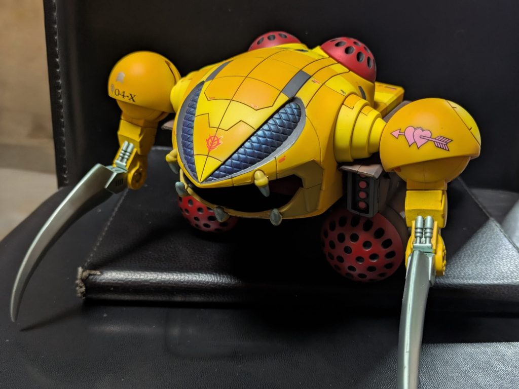 もう30年近く前に発売した商品なので、昨今の立体物と比較するとかなり見劣りするので頑張りました。元々玩具としての商品なのですがポテンシャルは高いはずです。