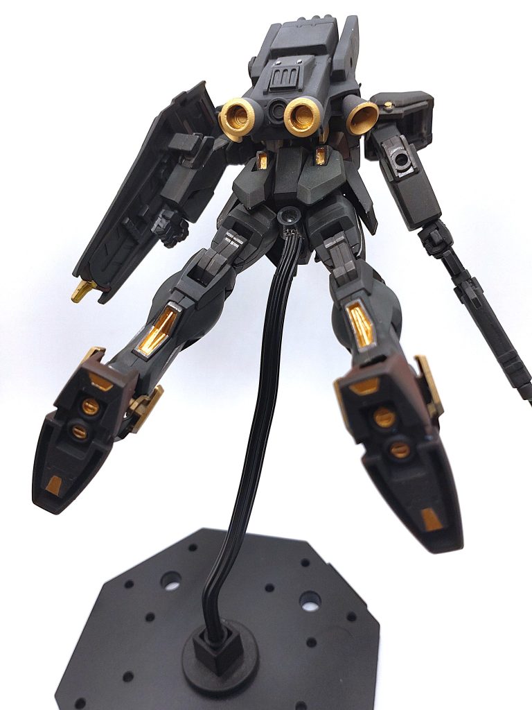 バックショット。細かいところも作り込んで見ました。