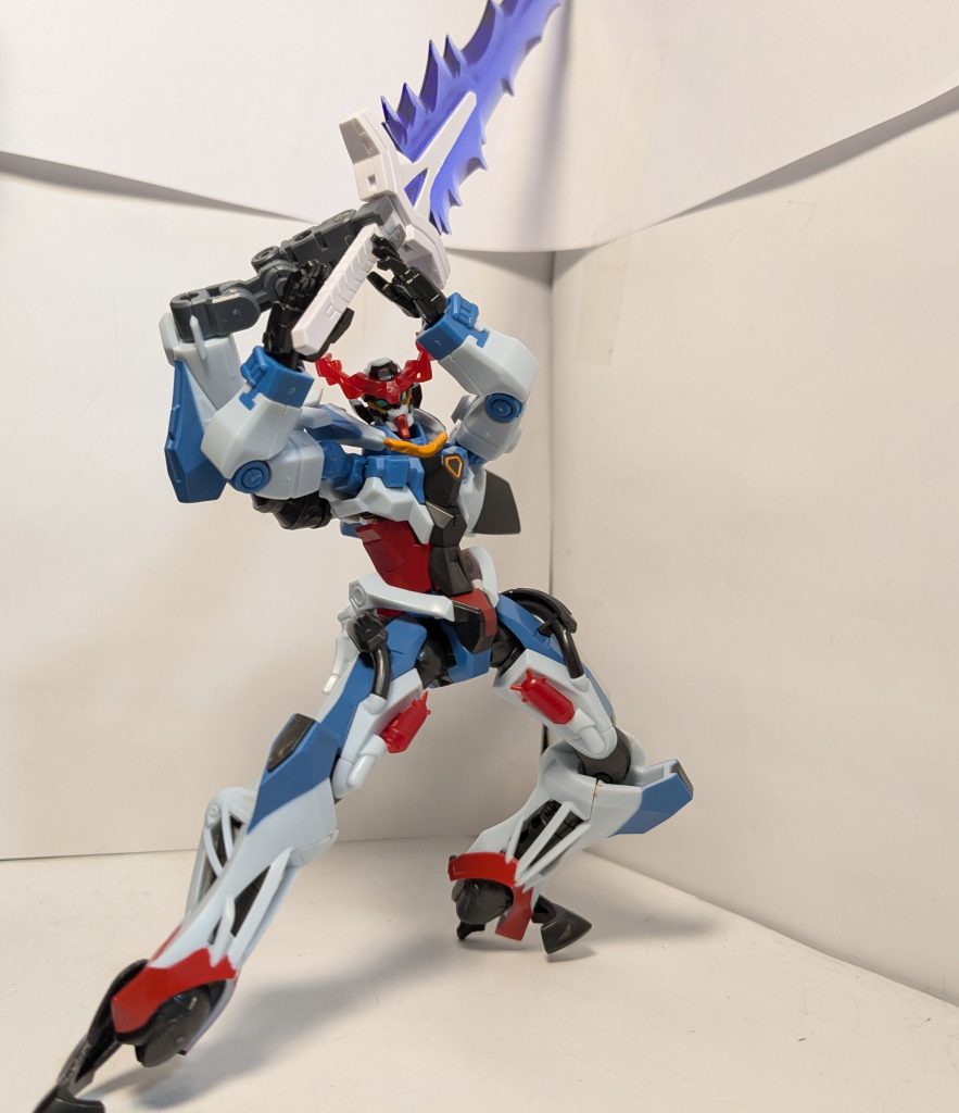 バックパックでソードを支えています。大振りが似合っていますね。