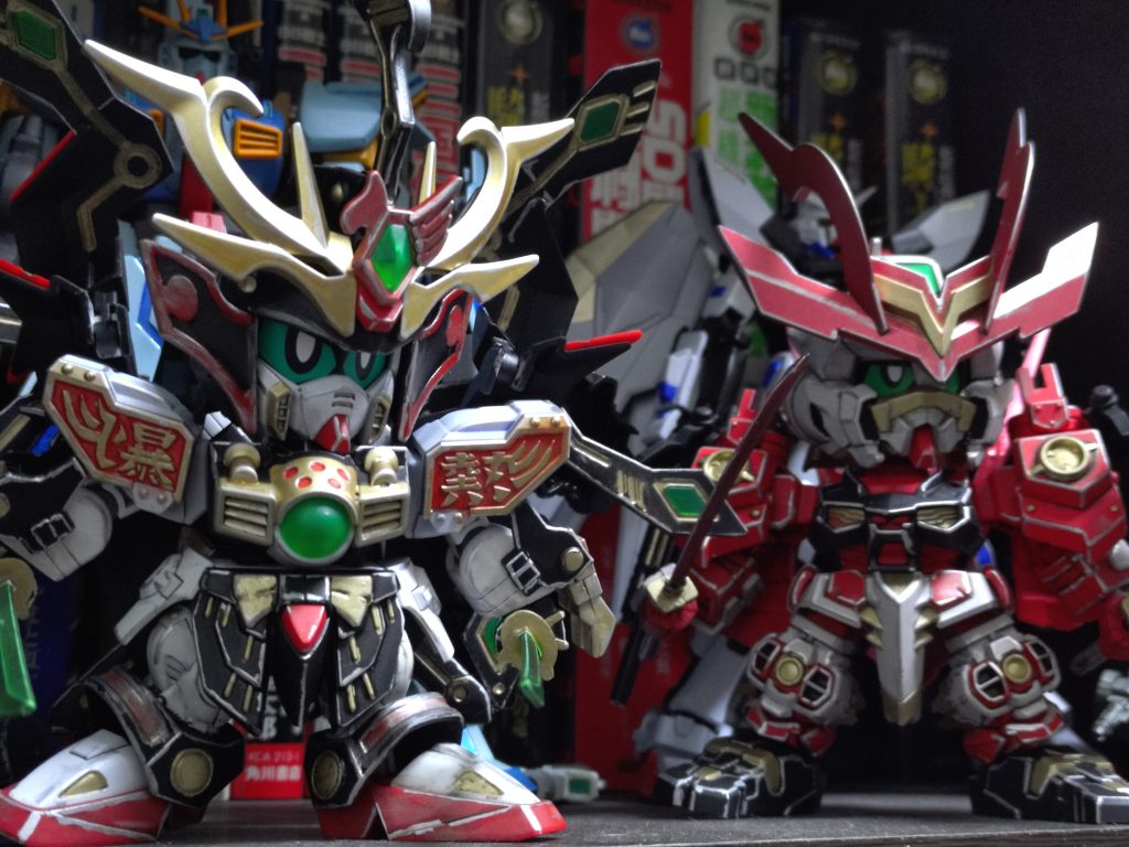 この前作った戦国アストレイとツーショット