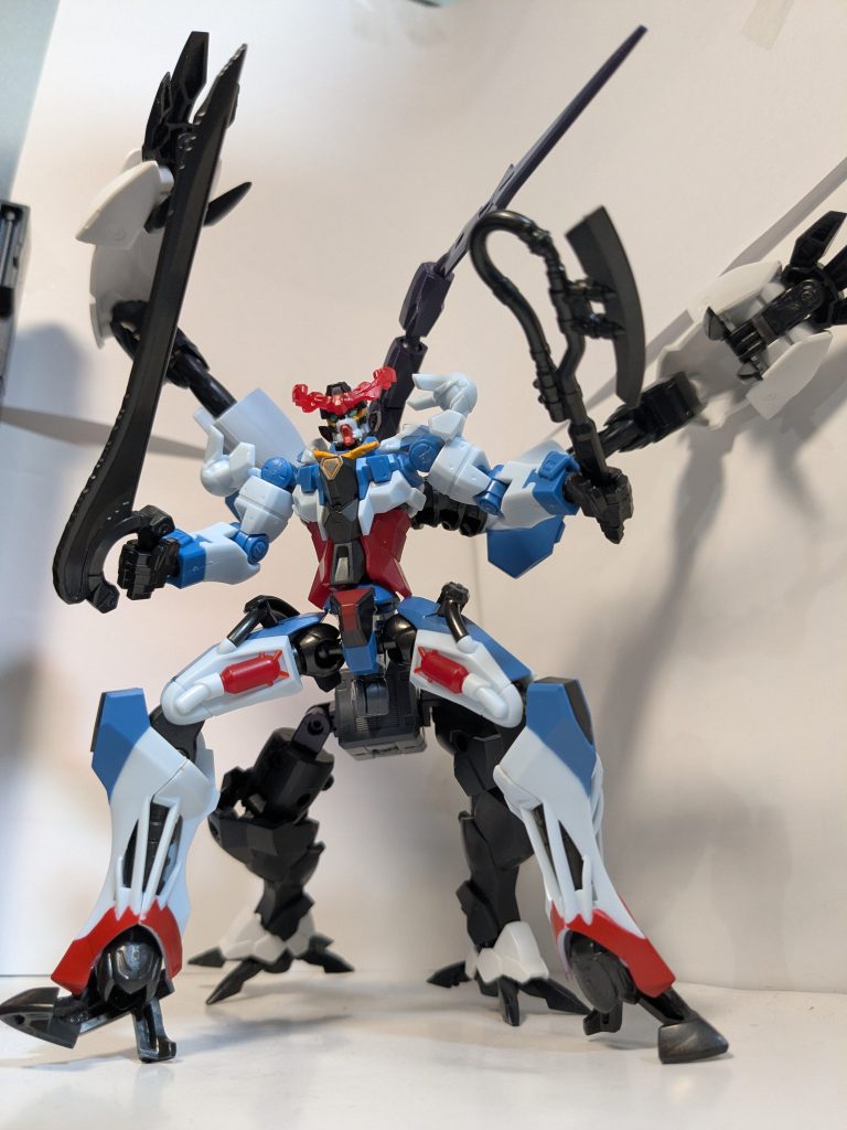 ここまでくるとガンダムというかエヴァっぽく見えますね。