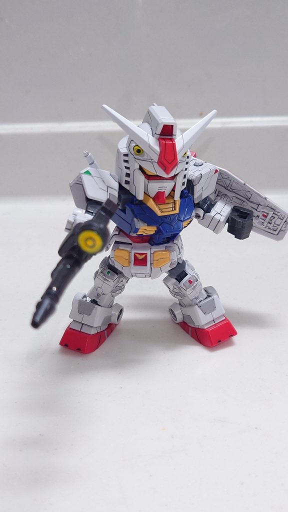 いつも通り筆塗りで部分塗装、墨入れ、トップコートで仕上げています！