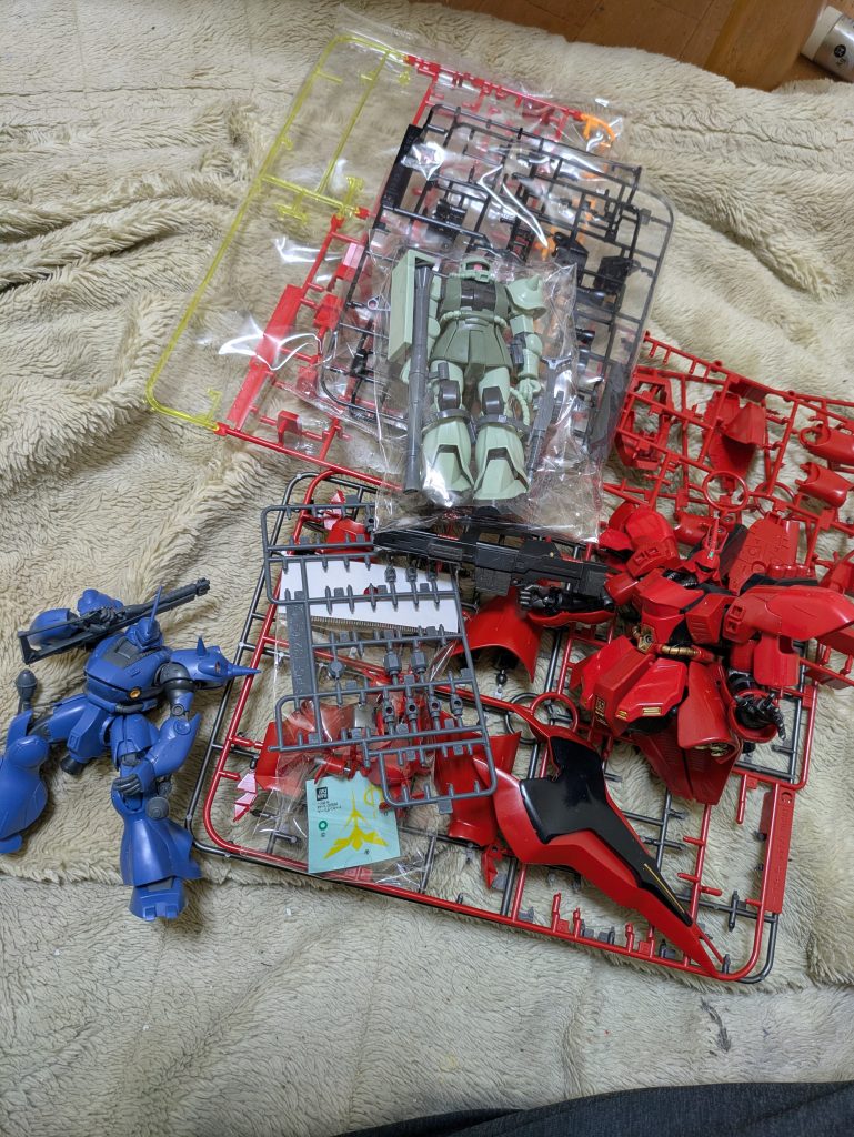 作品名：今やりたいことメモ<p>No.1 サザビーのジャンク ザクIIのジャンク 自作のケンプファー素組 を使って オリジナルミキシングカスタム機体をつくる‼️‼️‼️ No.2 サンダーボルトのサイコザクを一旦つくって （ザクスーパーカスタムF200 [&hellip;]</p>
