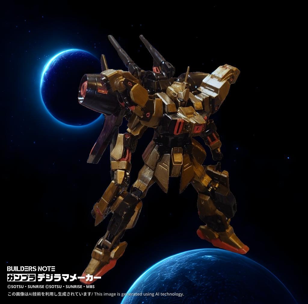 ガンプラデジラマメーカーで1枚カッコにはなっているので、コイツに気分が戻ってきたら手直ししたいと思います