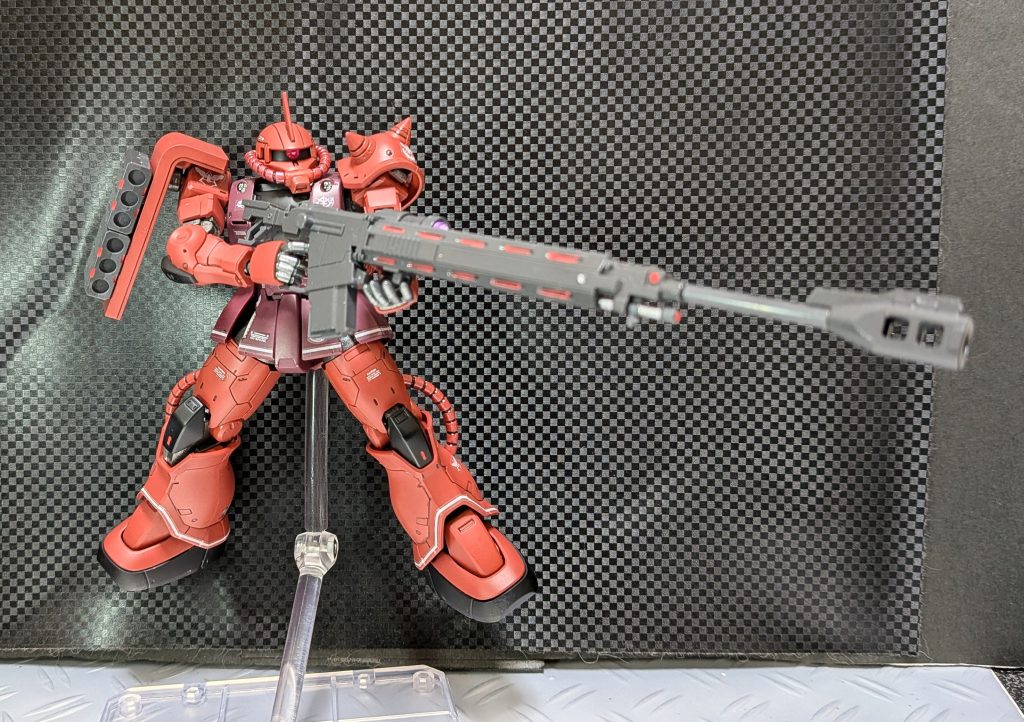 シャア専用ザク　赤い彗星ver–4枚目/制作者：@Ymarl1