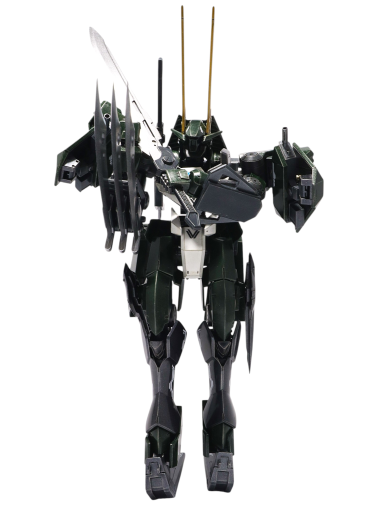 3連クローとブレードを持ってポージング。