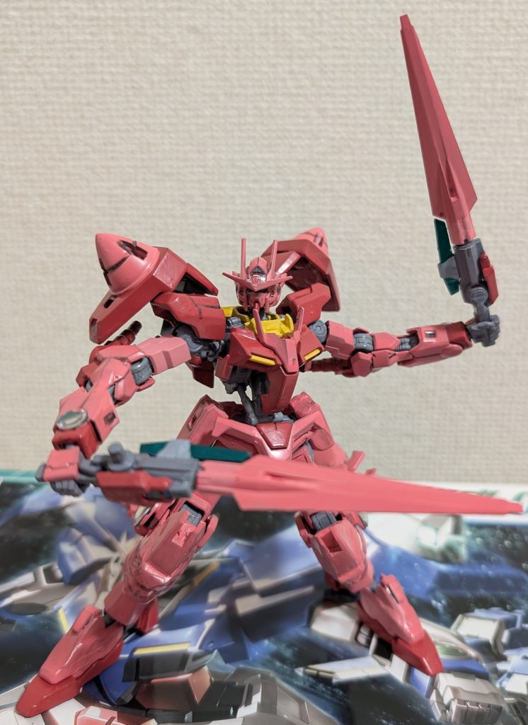 基本武器は原作同様、GNソードⅡ×2です。