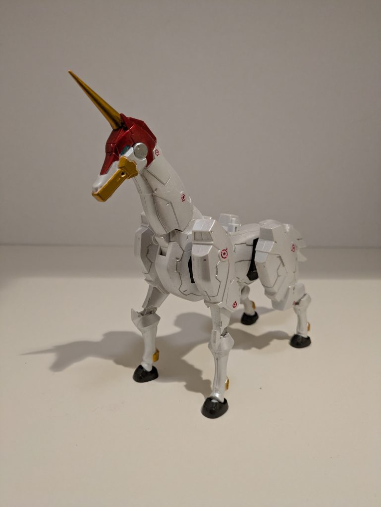 全体はこんな感じです。購入した風雲再起をゴッドガンダムに合わせて塗装し直しました。