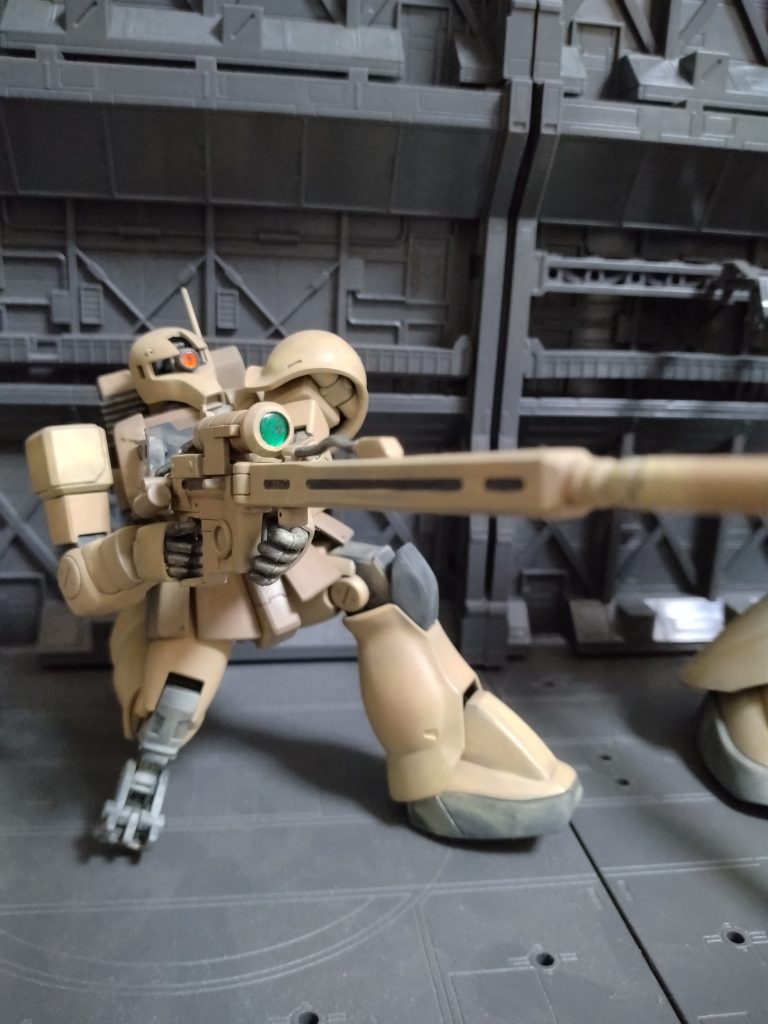 HGUCザクスナイパー（再掲載）–5枚目/制作者：おやっさん（ガンプラ職人後ハメ可動派）