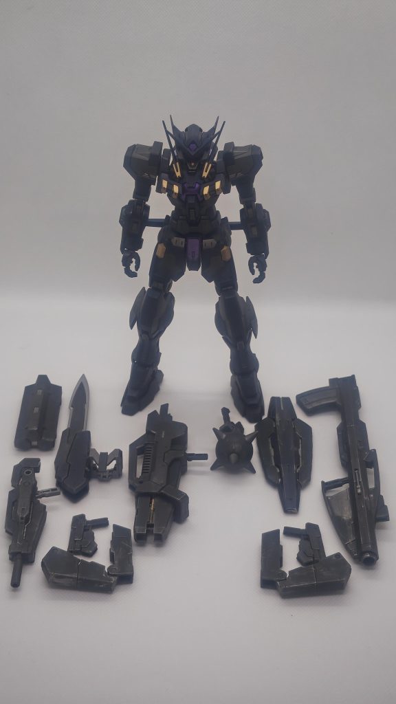 今回作成したのは、MG1/100ガンダムアストレアタイプFです。今回も変わらずオリジナルカラーでの作成になりましたwプリズムブルーブラックをせっかく買ったので、それをメインで使って、アストレア自体が旧型機なのもありウェザリングで暗めのバランスに仕上げてあります。&nbsp;