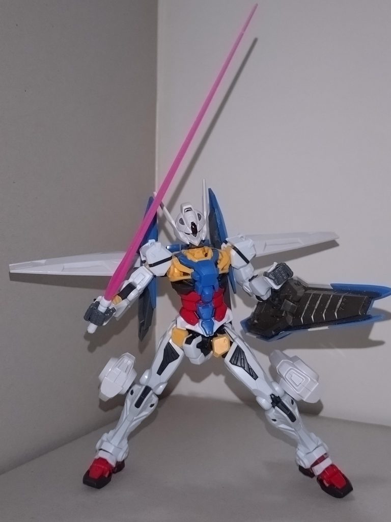 ビームサーベル。こちらはもとの「白いガンダム」用と変わらない。