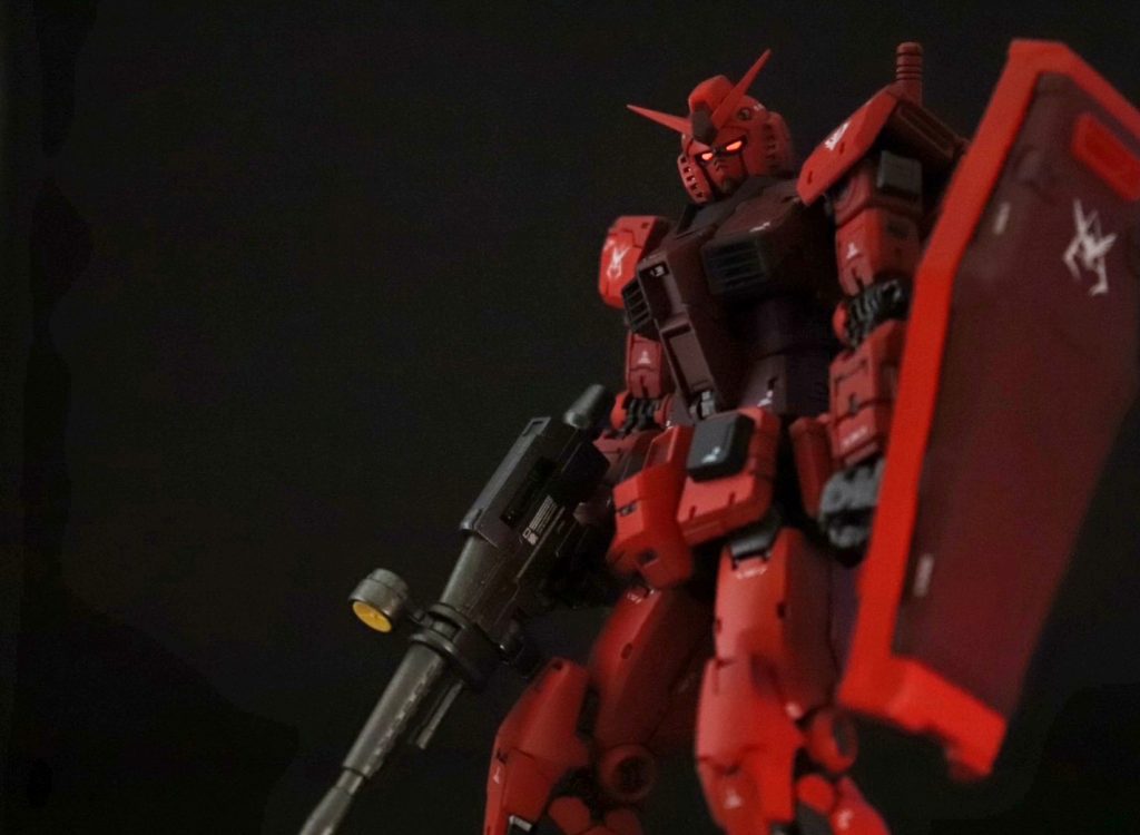 夜間戦闘をイメージして撮影やっぱり目が光るとかっこいい....