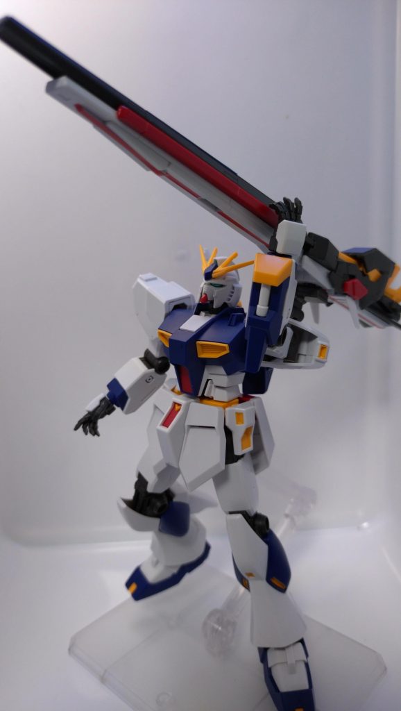 LFFを肩がけビームキャノンとして!どうでもいいですが…最初にこの立像やモデルを見たときに、LFFがメタルギアREXのレールガンっぽいなーとか思ってました。