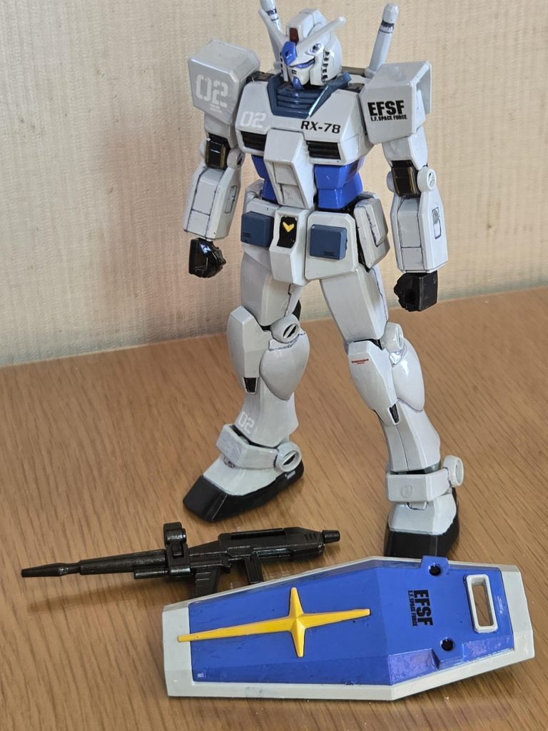 G3カラーのシールドとビームライフル