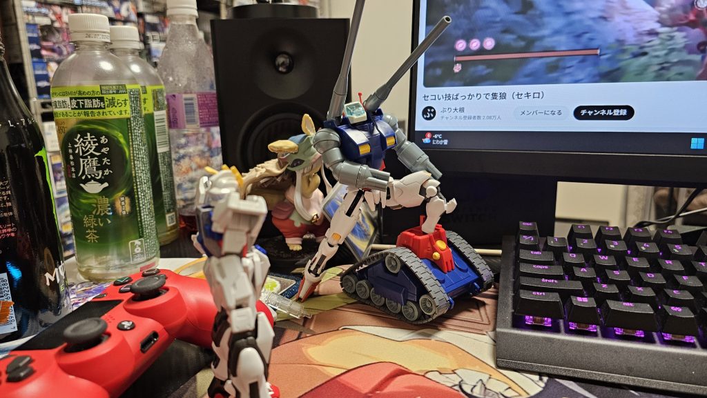 作品名：遅くなりましたが、あけおめです。<p>明けましておめでとうございます。 今年もいっぱい作品作っていこうと思っています。 初作品…とは言えませんが塗装出来ないまでも何か作りたいと思い、ちょっとしたネタに走らせていただきましたw とあるお方のガンブレ配信にて特徴 [&hellip;]</p>
