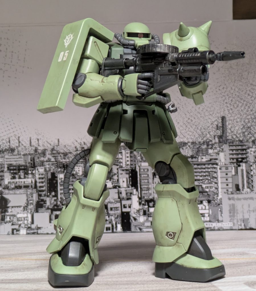 このボール部隊との戦闘により試験機を失った事でジオン軍上層部はボールに敗北したF2型の性能を疑問視。再審査が行われた結果量産配備開始はソロモン陥落直後までずれ込み、配備機体の殆どはア・バオア・クー宙域に投入。また、一部の機体は地球のアフリカ戦線にて抵抗を続けていたジオン地上軍アフリカ方面軍への支援と投下された。その後、ジオン軍はア・バオア・クー戦終結後のジオン共和国臨時政府と地球側との終戦合意により実質的な降伏である戦闘停止命令により敗北。進駐軍となった国連軍は未配備のF2型を大量に鹵獲し、戦後は練習機として各地に配備した。一方でアフリカに投入された機体やアクシズへ逃れた一部部隊ではアフリカのジオン残党軍やデラーズ・フリートでも使用された。UC.0095時点では完全な旧式機となり練習機としても退役が始まっているが、ジオン残党勢力では未だに運用されているのが目撃されている。