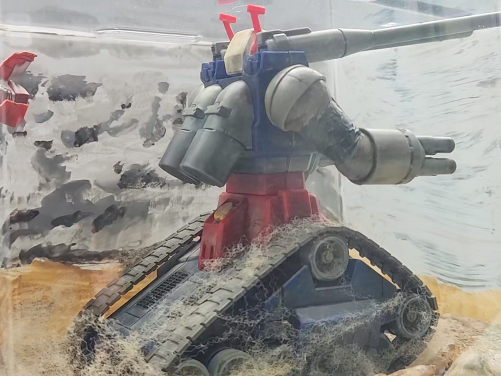 ガンタンク(コアファイター添え)–2枚目/制作者：しましまぁ改