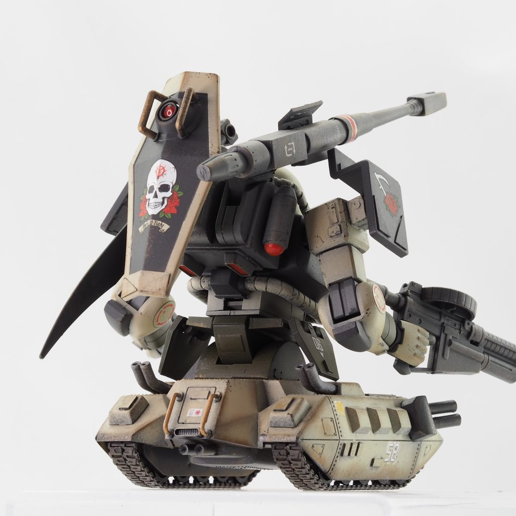 ガンタンクラッシュを迎え撃つ！（…ちょい出遅れ？）新年最初の戦闘仕様ザクタンクです。