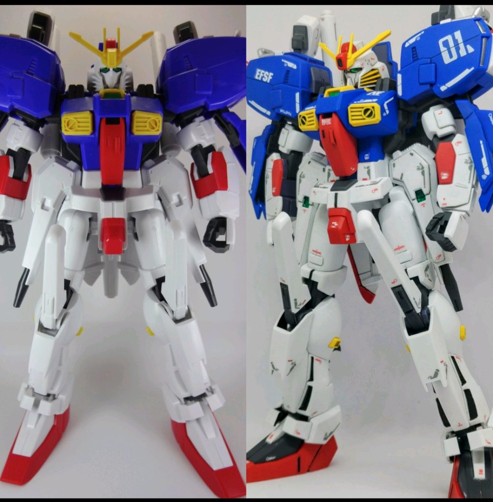 おまけ。拾い物画像ですがパチ組みとの比較。