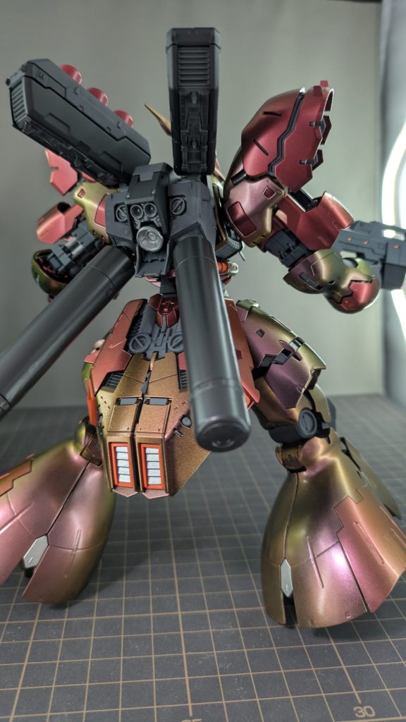 バックショットです。プロペラントタンクはグラファイトブラックです。