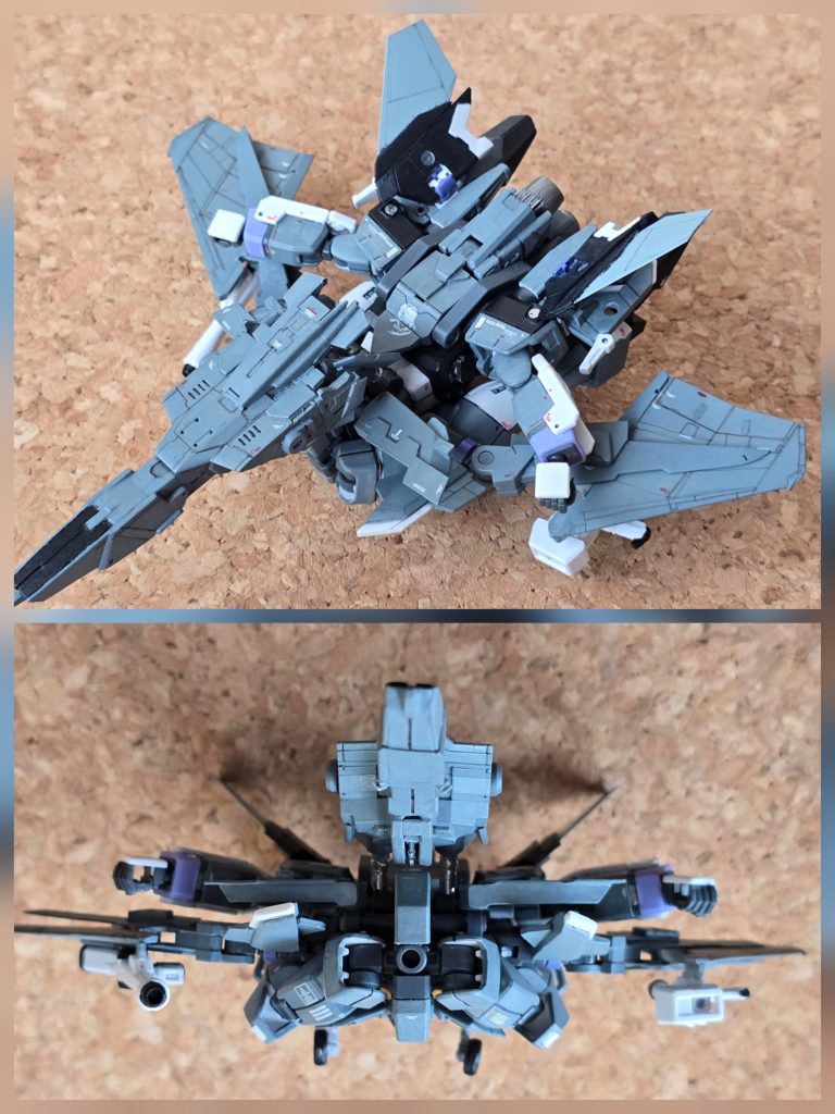 機首の移動は終了です。次に足を展開していきます。