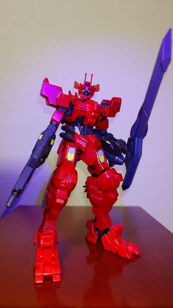 MS状態のフル装備♪UV照射で目がブィーンってなります✨️