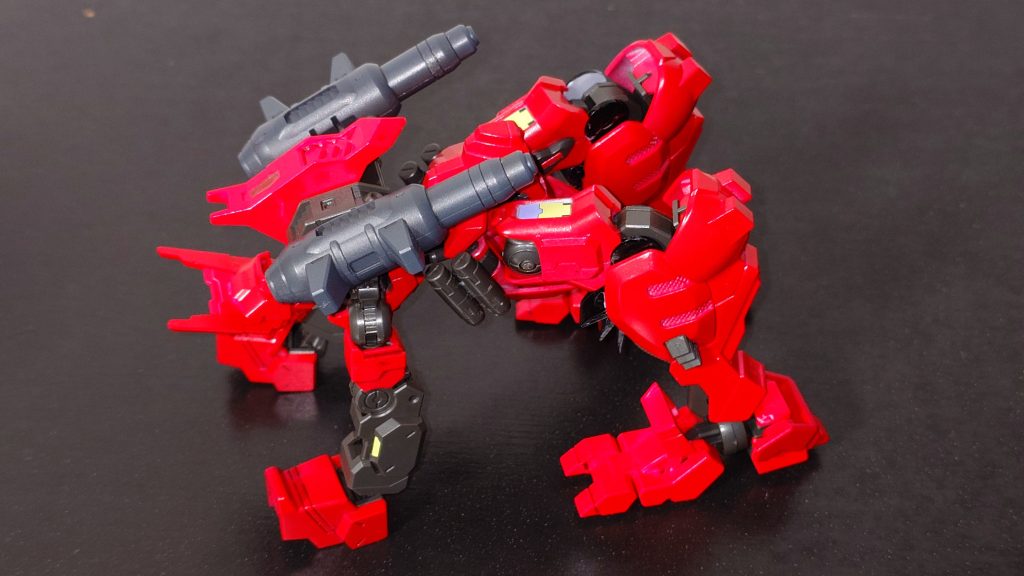 何となく角っぽいなぁ〜と思ってたので、いっその事、ビーストモードに変形可能にしました。ググって見たら『アスモデウス』は人、牛、羊の顔を持ってる堕天使の名前らしいです。↓Wikipediaアスモデウス - Wikipedia https://share.google/v6cyq4PCJceOGzPxD