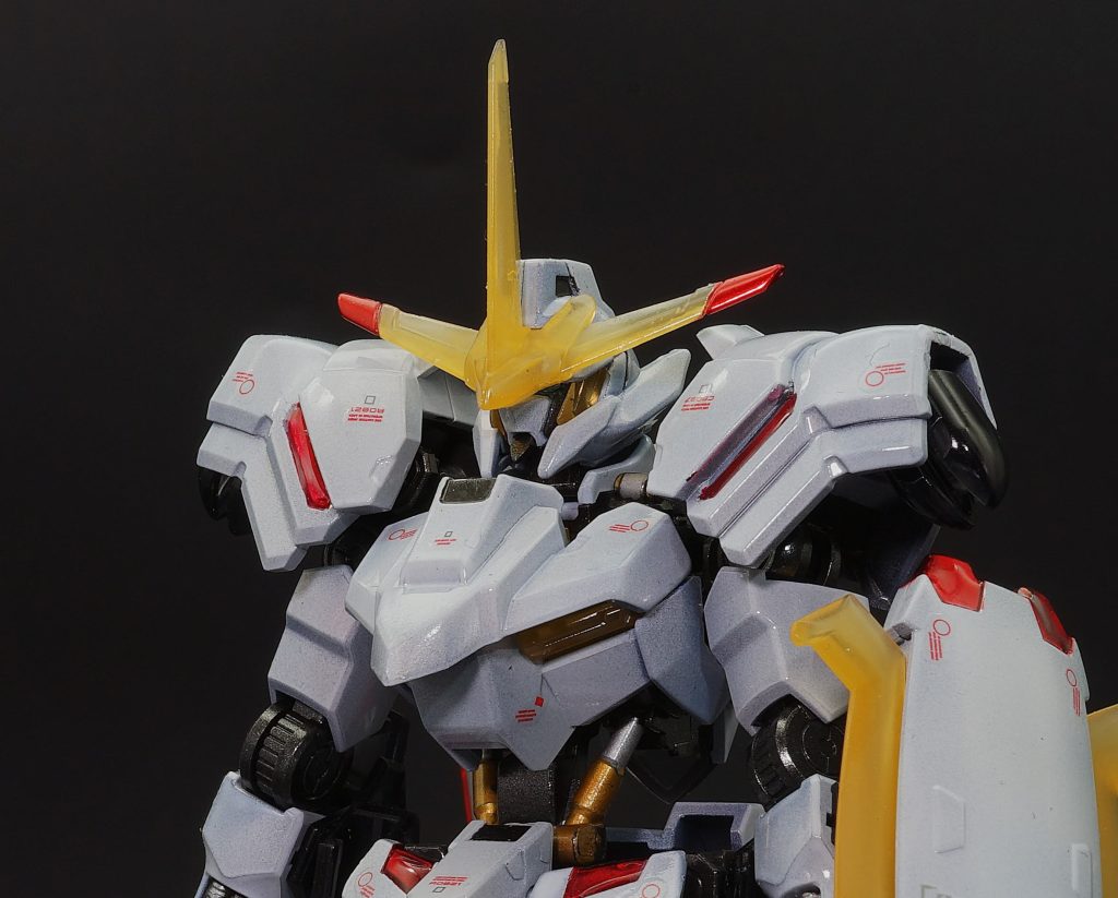 HG 1/144 ガンダム端白星　ソリッドクリア風塗装–2枚目/制作者：あるむ